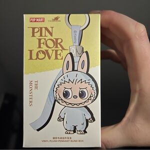 The Monsters Pin for Love Labubu Random Blind Box by Pop Mart - Unopened